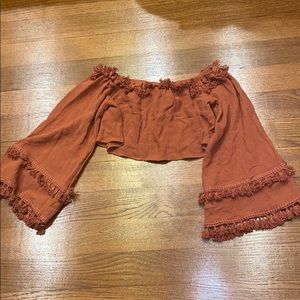 off the shoulder top